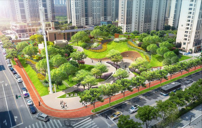 长丰村弘鑫园、城华园控规绿地（口袋公园）改造项目工程